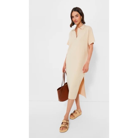 Tuckernuck Tan Channing Polo Midi Dress Size 3XL - Picture 12 of 12